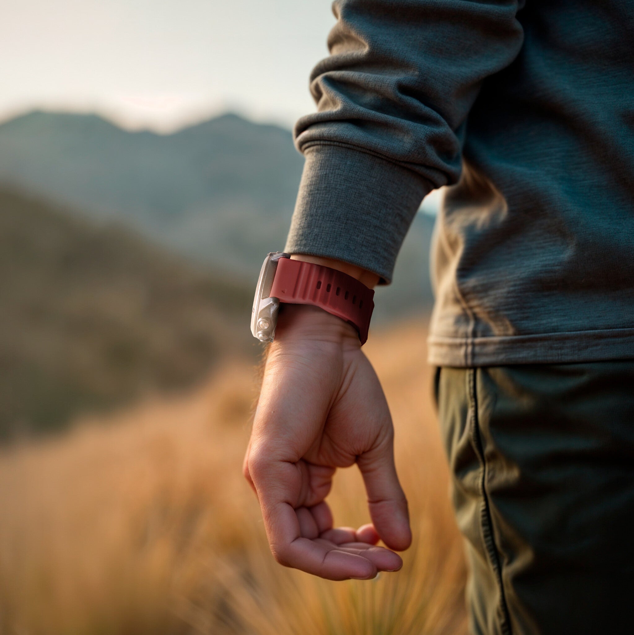 Garmin Quatix 8 - 51mm Outdoor Silikonarmband (Rot)