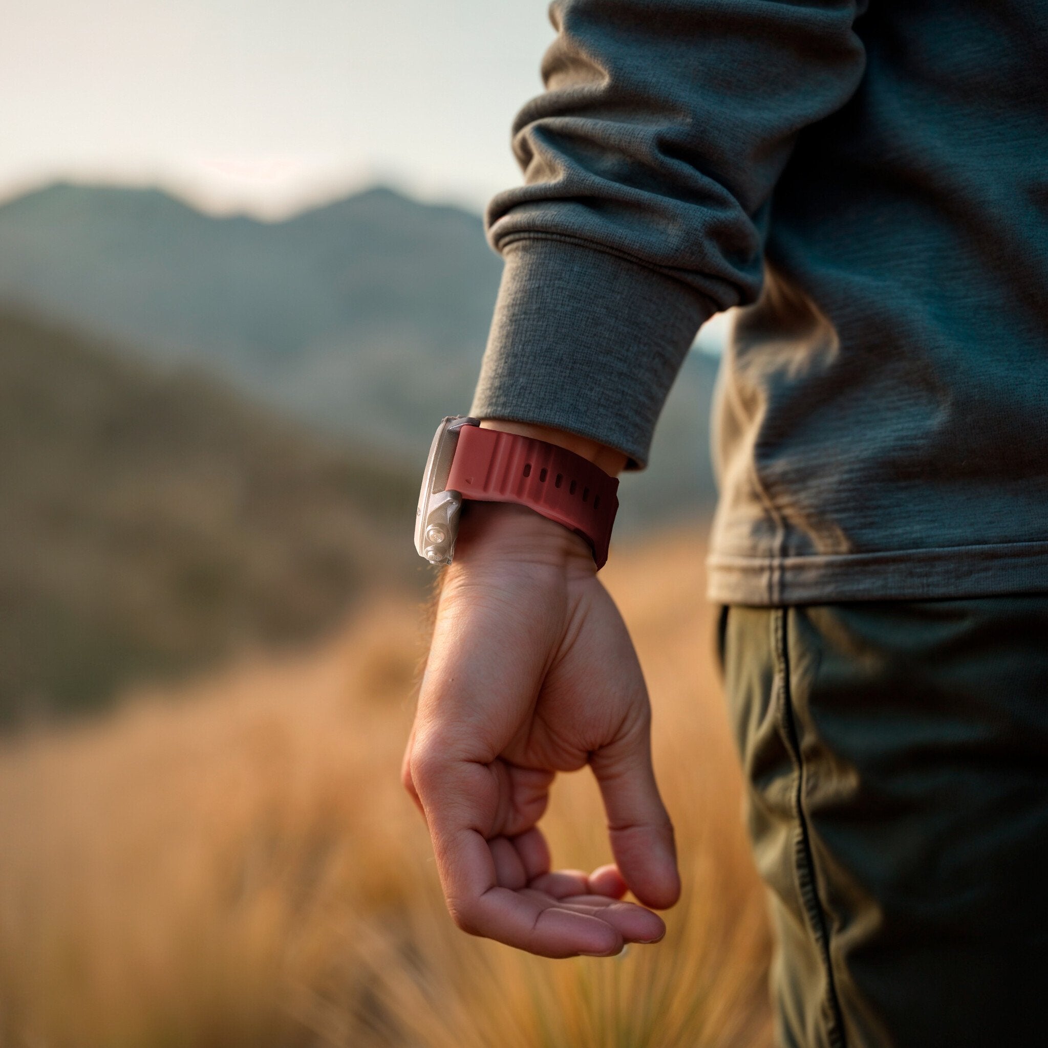 Garmin Descent MK3i - 51mm Outdoor Silikonarmband (Rot)