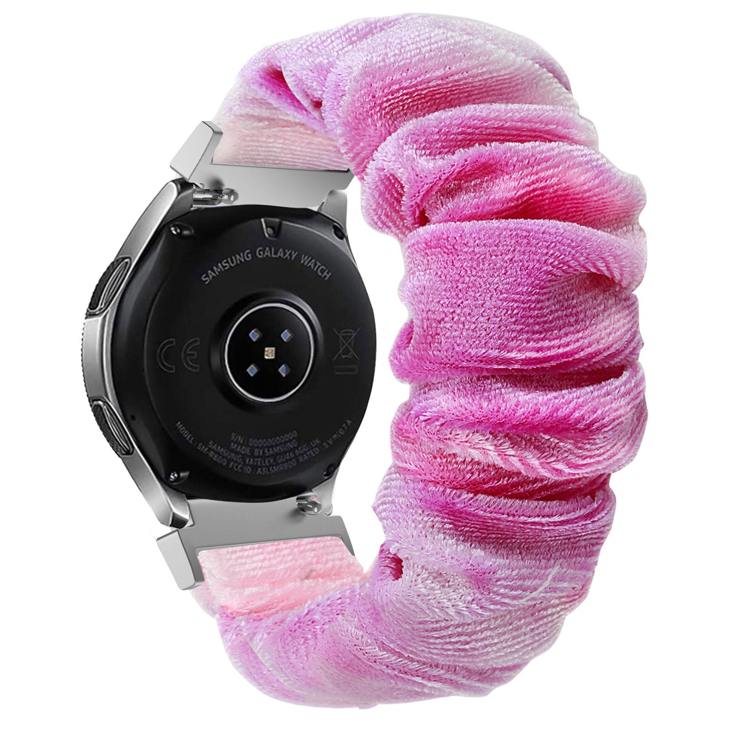Samsung Galaxy Watch 6 - 44mm Scrunchie Armband (Lila mix)