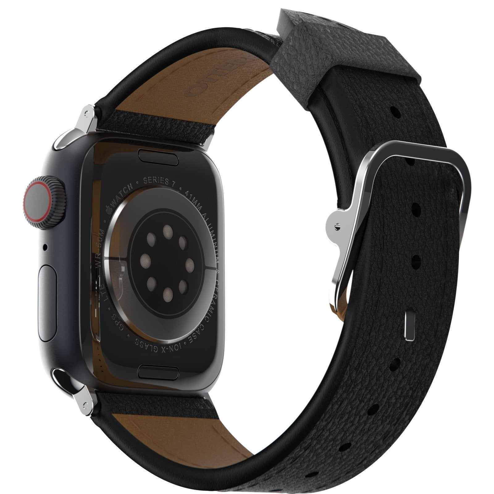 Otterbox Apple Watch Symmetry Kaktus Lederarmband (Schwarz)