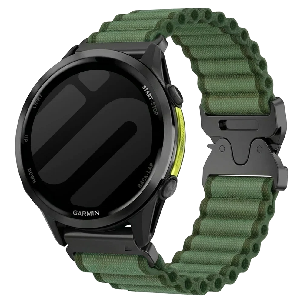 Outdoor Nylon Strap with P-Buckle, green