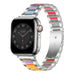 Apple Watch Stahl-Stahlharz-Armband (Silber/Bunt)