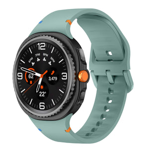 Samsung Galaxy Watch 8 - 44mm Silikonarmband (Viridiangrün)