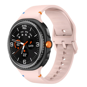 Samsung Galaxy Watch 8 - 44mm Silikonarmband (Rosa)