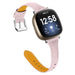 Fitbit Sense 2 Slim Leather Strap (Pink)