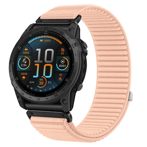 Garmin Descent Mk2s Wave Nylonarmband (Rosa)