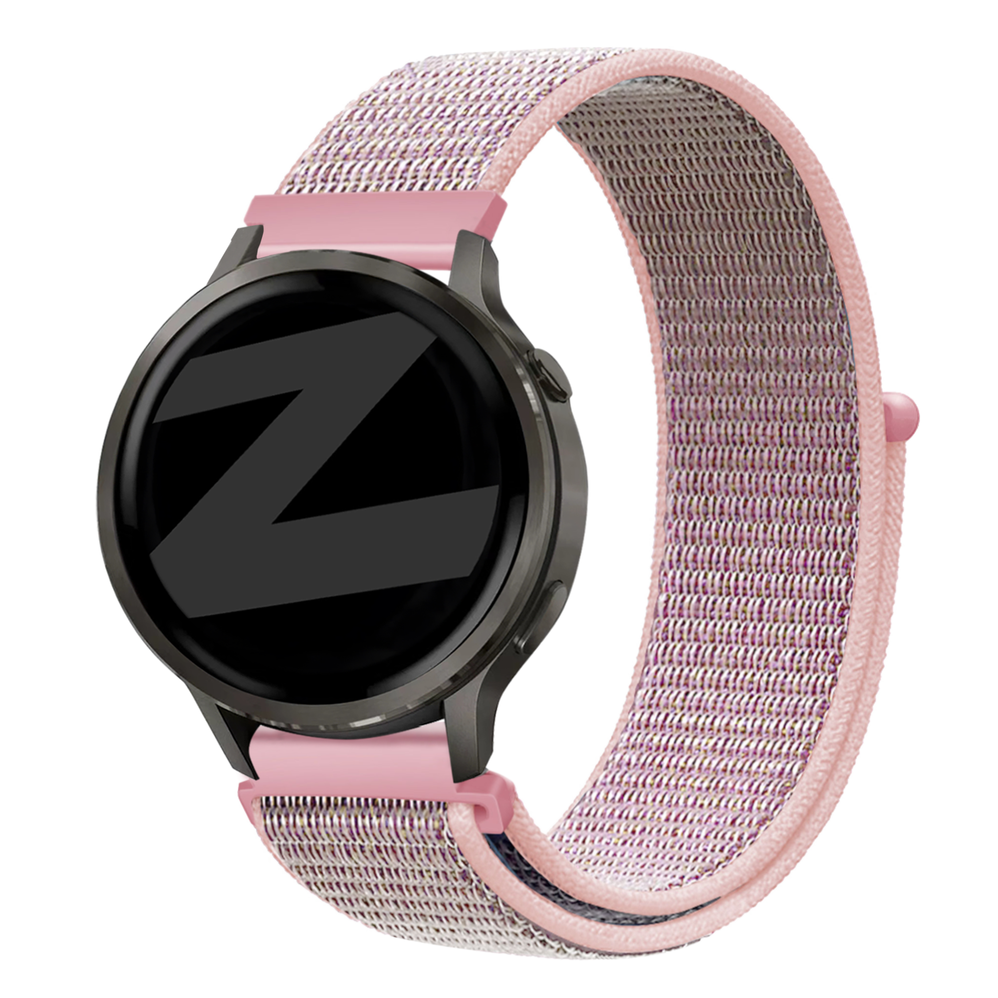 Bandz Garmin Bounce 2 Nylon Loop Strap (Pink)