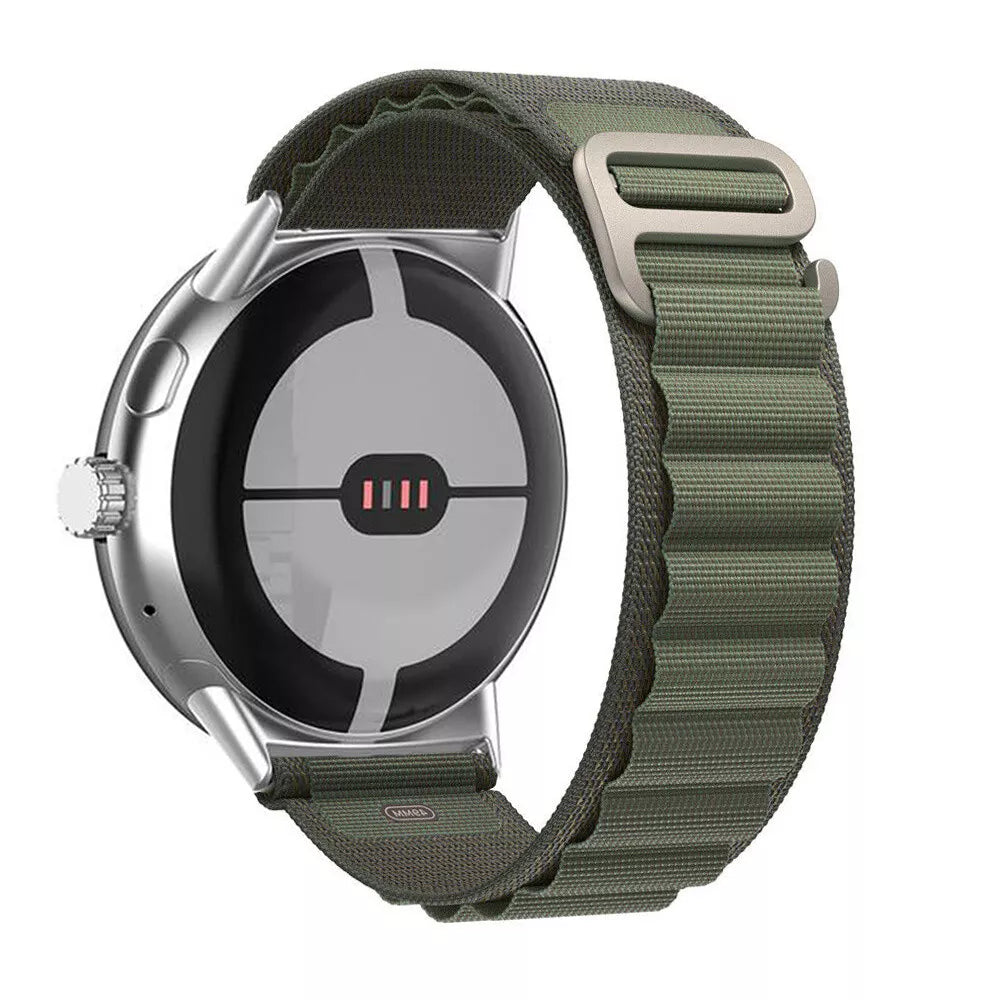 Google Pixel Watch 4 - 45mm Alpine Armband (Grün)
