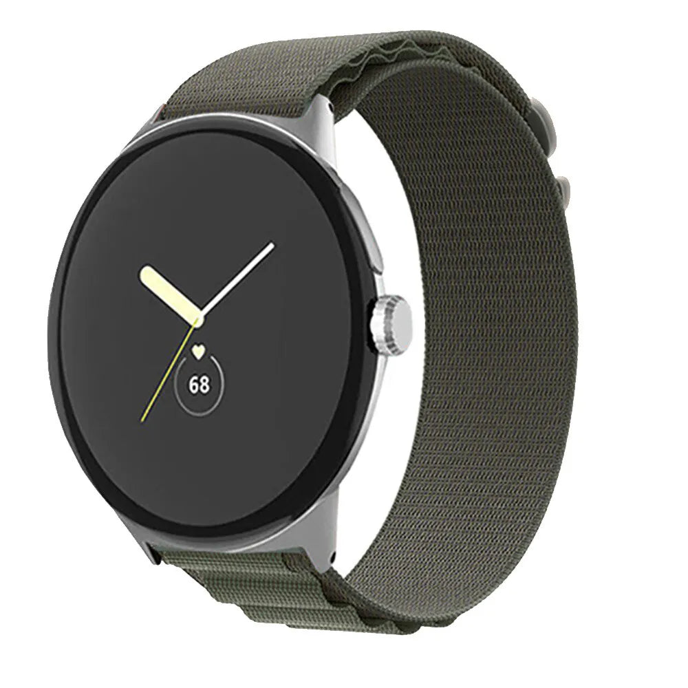 Google Pixel Watch 4 - 45mm Alpine Armband (Grün)