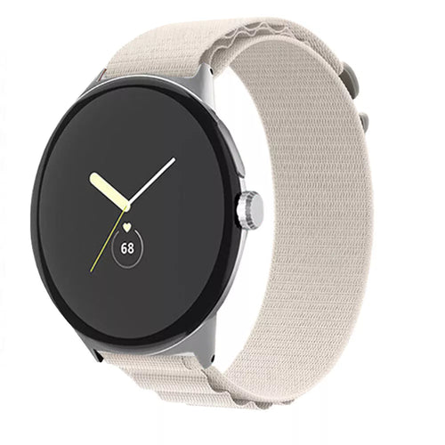 Google Pixel Watch 4 - 41mm Alpine Armband (Polarstern)