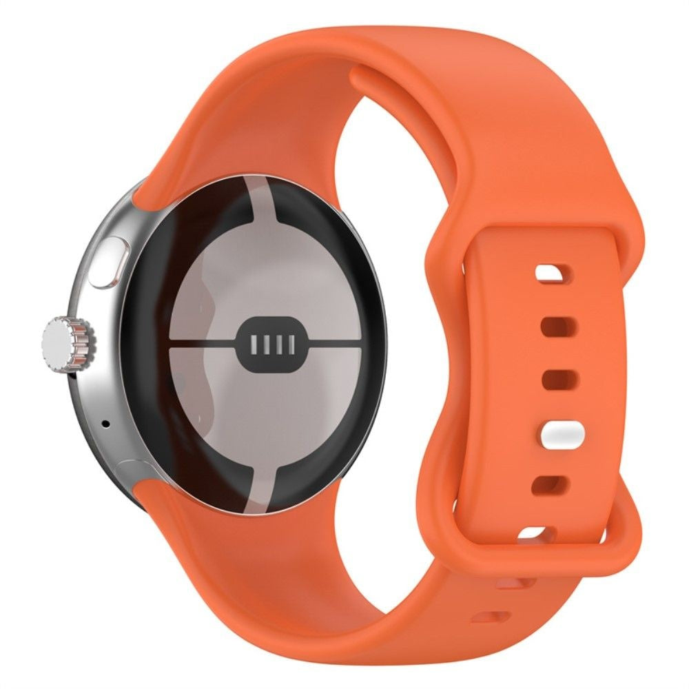 Google Pixel Watch 4 - 45mm Klassisches Silikonarmband (Orange)