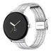 Google Pixel Watch 3 - 45mm Edelstahl-Armband (Silber)