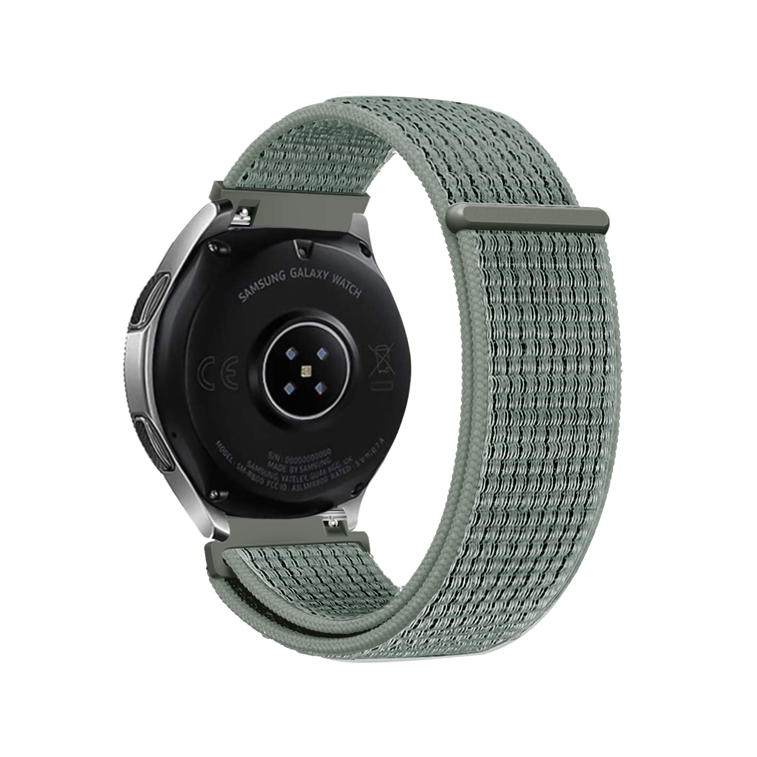 Garmin Forerunner 255 Nylonarmband (Grau-Grün)