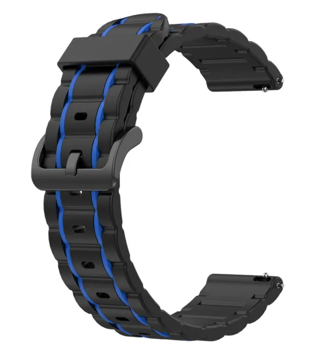 Amazfit Active Sport Buckle Strap (Black/Blue)