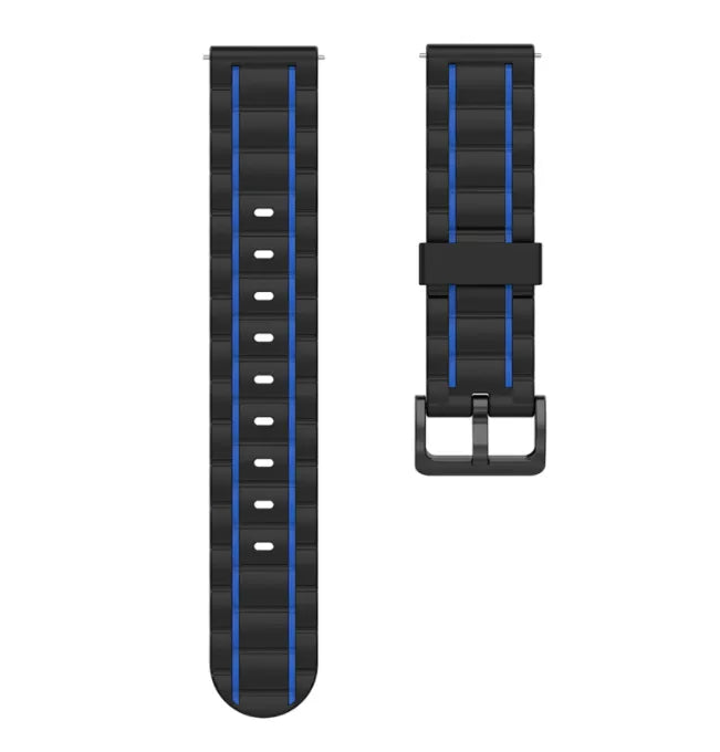 Amazfit Active Sport Buckle Strap (Black/Blue)