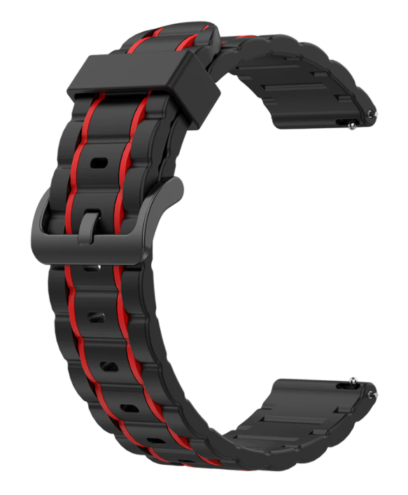 Coros Apex 42mm Schnalle Sportarmband (Schwarz/Rot)