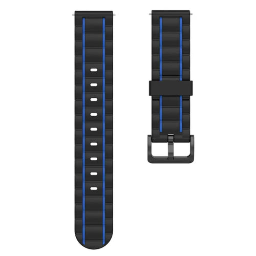 ICE Smart TKS Rectangular 1.41 Sport Strap with Buckle (Black/Blue)