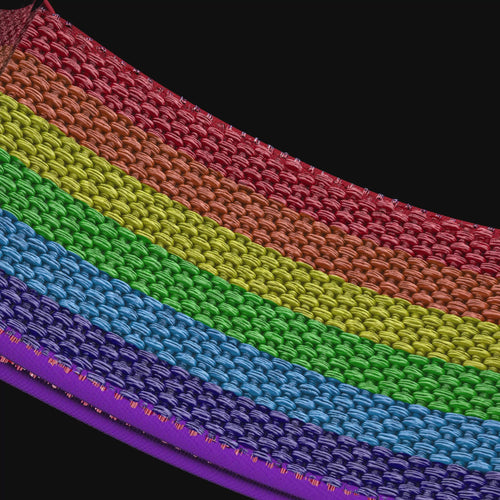 Apple Watch Nylon Loop Armband (Regenbogen)