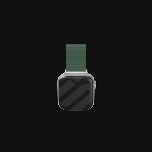 Apple Watch Magnetisches Silikonarmband (Schwarz)