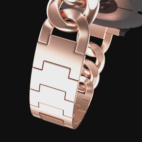Siltcon Auréa Stahl Kettenarmband (Roségold)