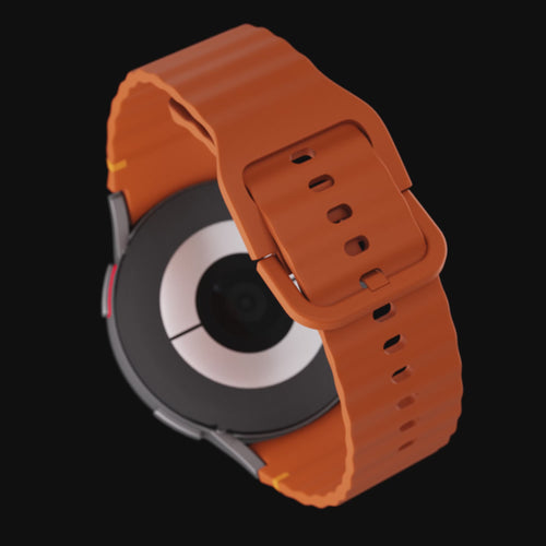 Samsung Galaxy Watch 4 44mm Wave Strap (Orange)