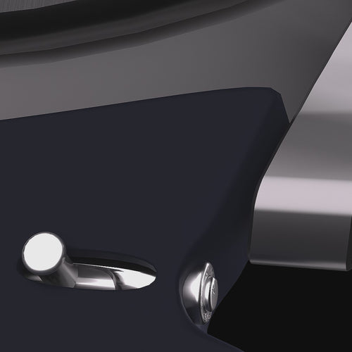 Samsung Galaxy Watch 6 - 44mm Silicone D-Buckle Strap (White/Black)