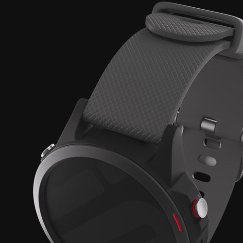 Garmin Vivomove HR Silicone Strap (Dark Grey)