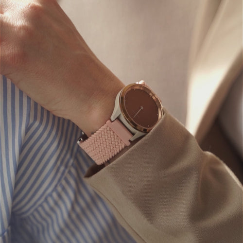 Bandz Garmin Approach S42 Braided Strap 'Parachute' (Pink)