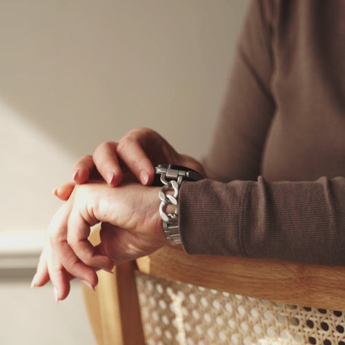 Samsung Galaxy Watch 4 - 44mm Stahlkettenband (Polarstern)