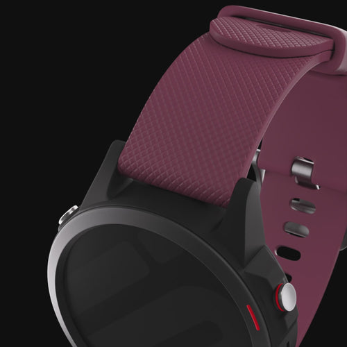 Garmin Vivomove Sport Silikonarmband (Weinrot)