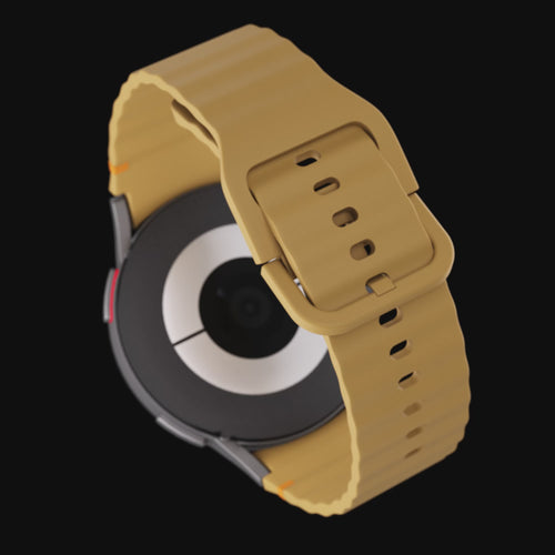 Samsung Galaxy Watch 6 Classic 43mm Wave Armband (Gelb)