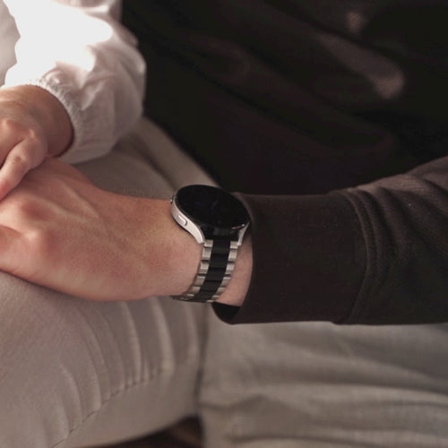 Huawei Watch GT 7 Pro Stahlarmband (Silber/Schwarz)