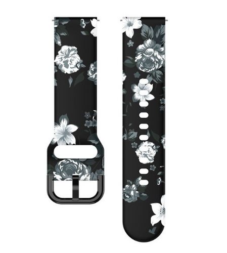 Grey Flower Amazfit Active Strap