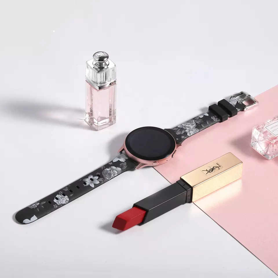 Grey Flower Amazfit Bip 3 (Pro) Strap