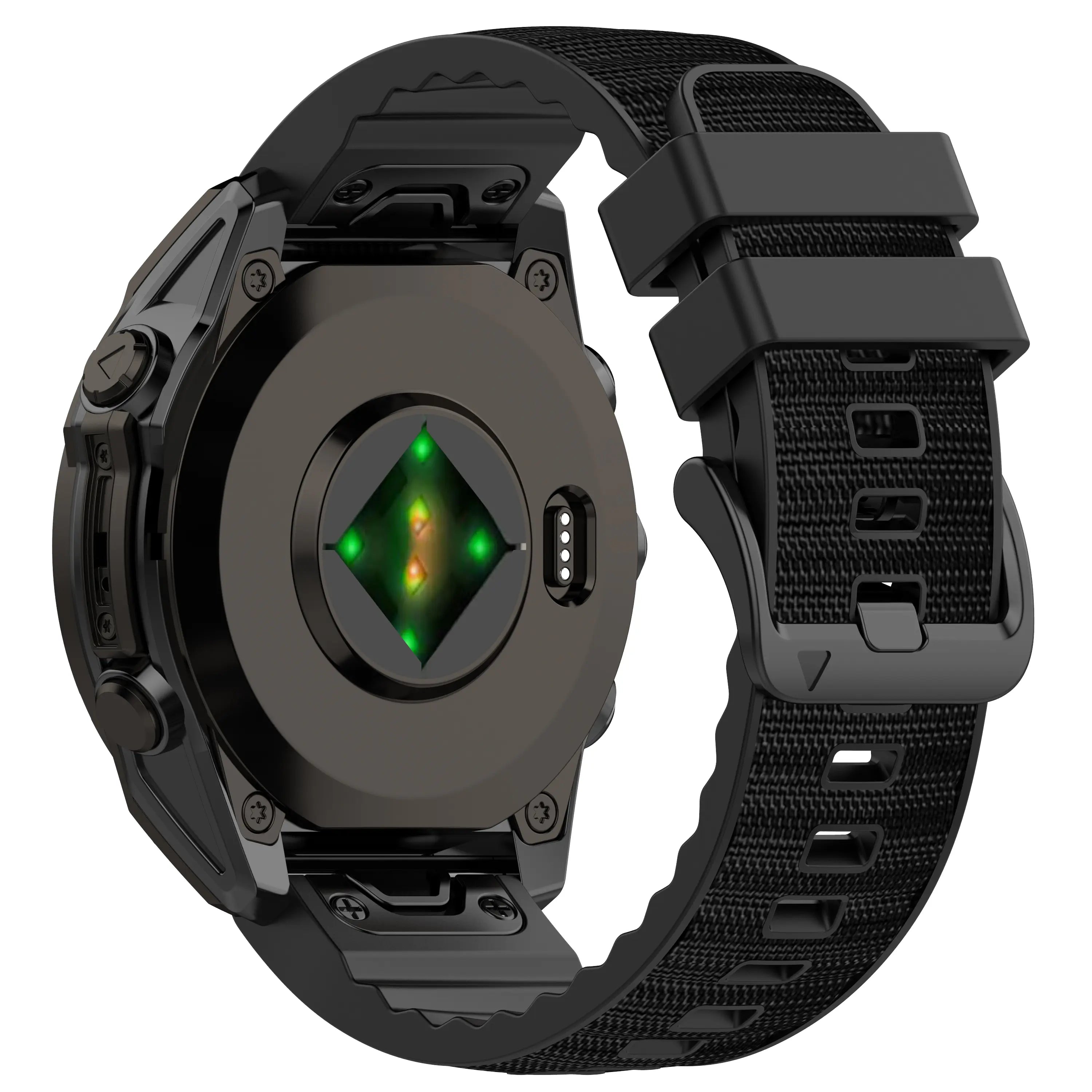 Garmin Instinct Hybrid Nylon Armband (Schwarz)