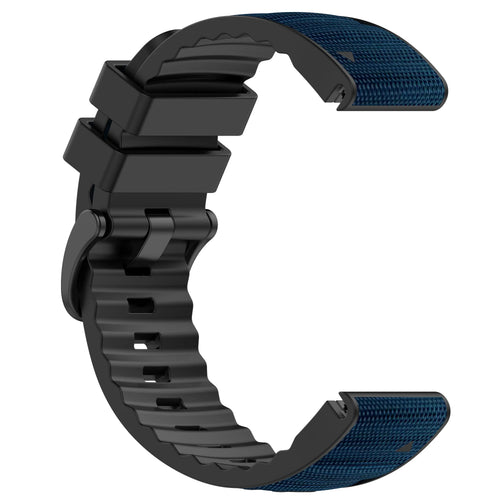 Garmin Approach S62 Hybrid Nylon Strap (Dark Blue)