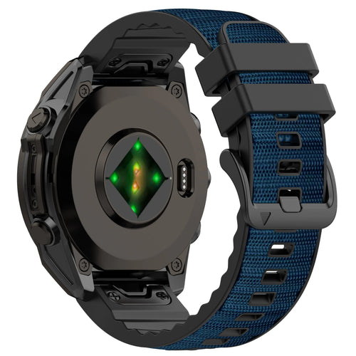 Garmin Approach S62 Hybrid Nylon Strap (Dark Blue)