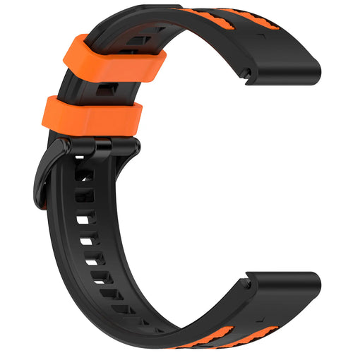 Garmin Tactix 8 - 51mm Sport Grain Armband (Schwarz/Orange)