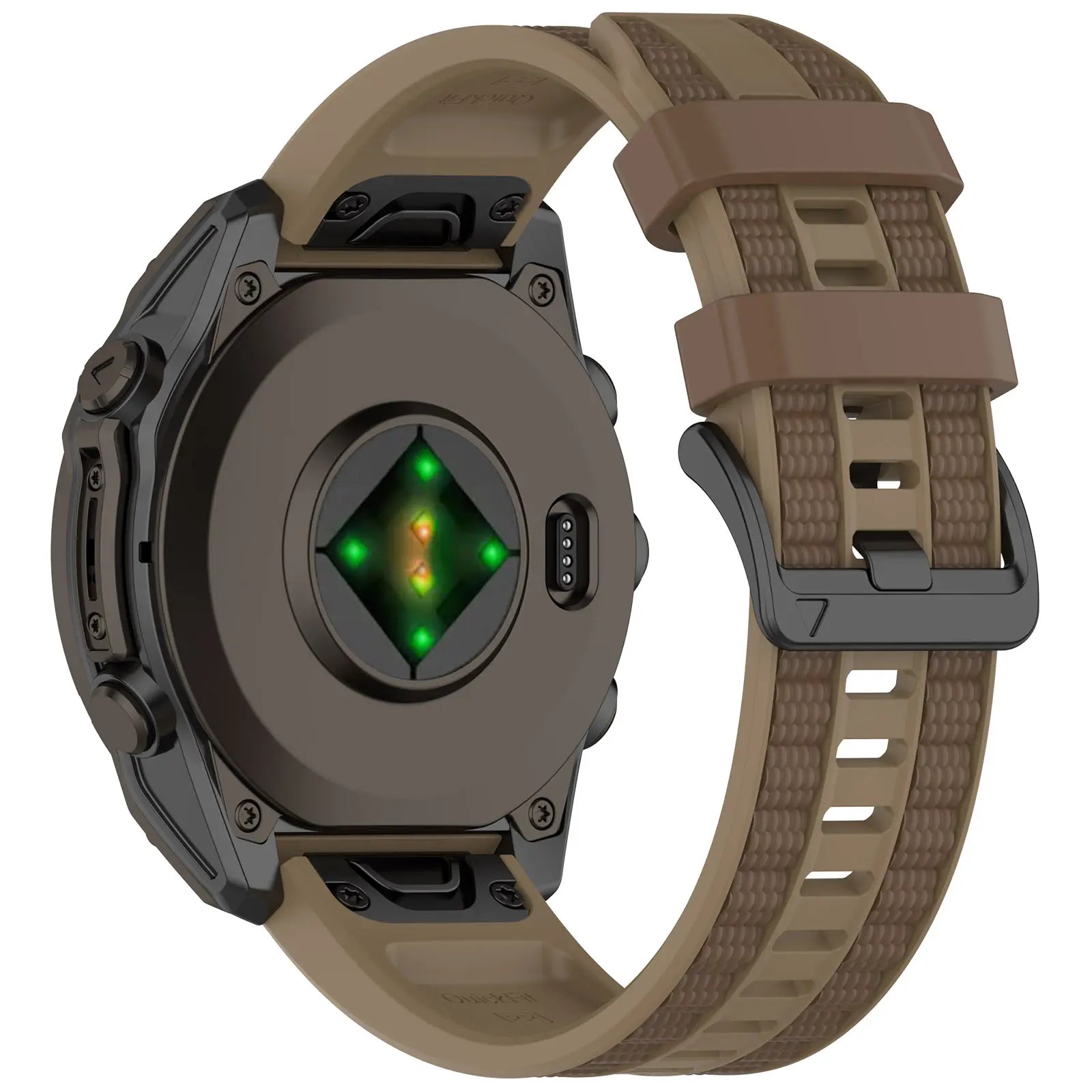 Garmin Quatix 3/6x/7x Sport Grain Strap (Khaki/Brown)