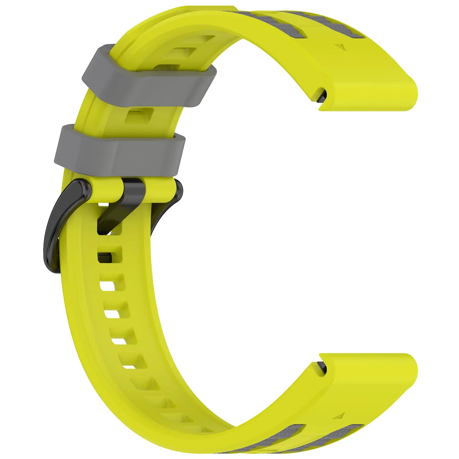 Garmin Quatix 8 - 47mm Sport Grain Armband (Limette/Dunkelgrau)