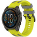 Garmin Quatix 8 - 47mm Sport Grain Armband (Limette/Dunkelgrau)