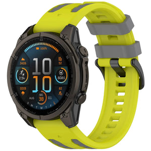 quickfit 26mm sport grain band lime grey