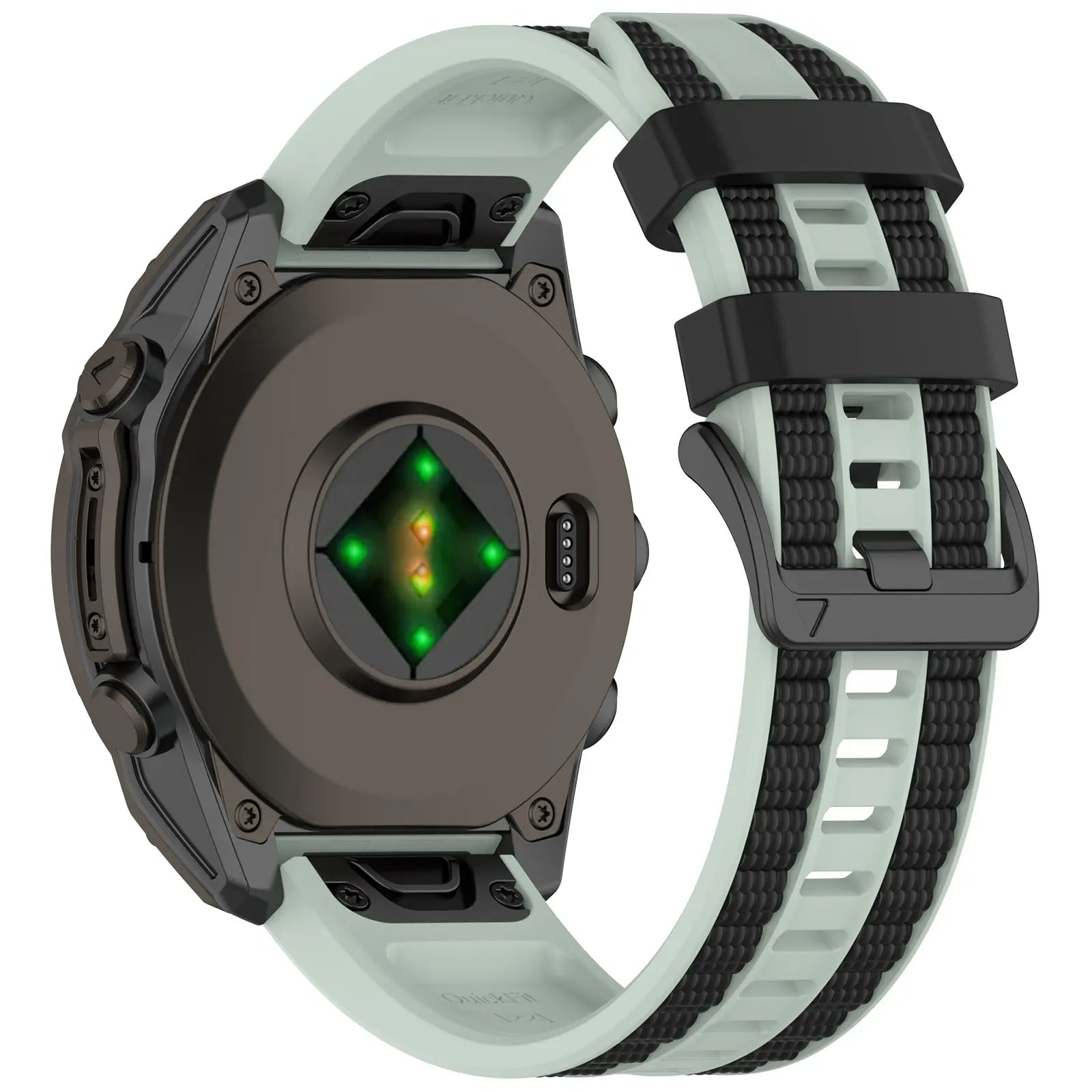 Garmin Approach S70 - 47mm Sport Grain Armband (Minze/Schwarz)