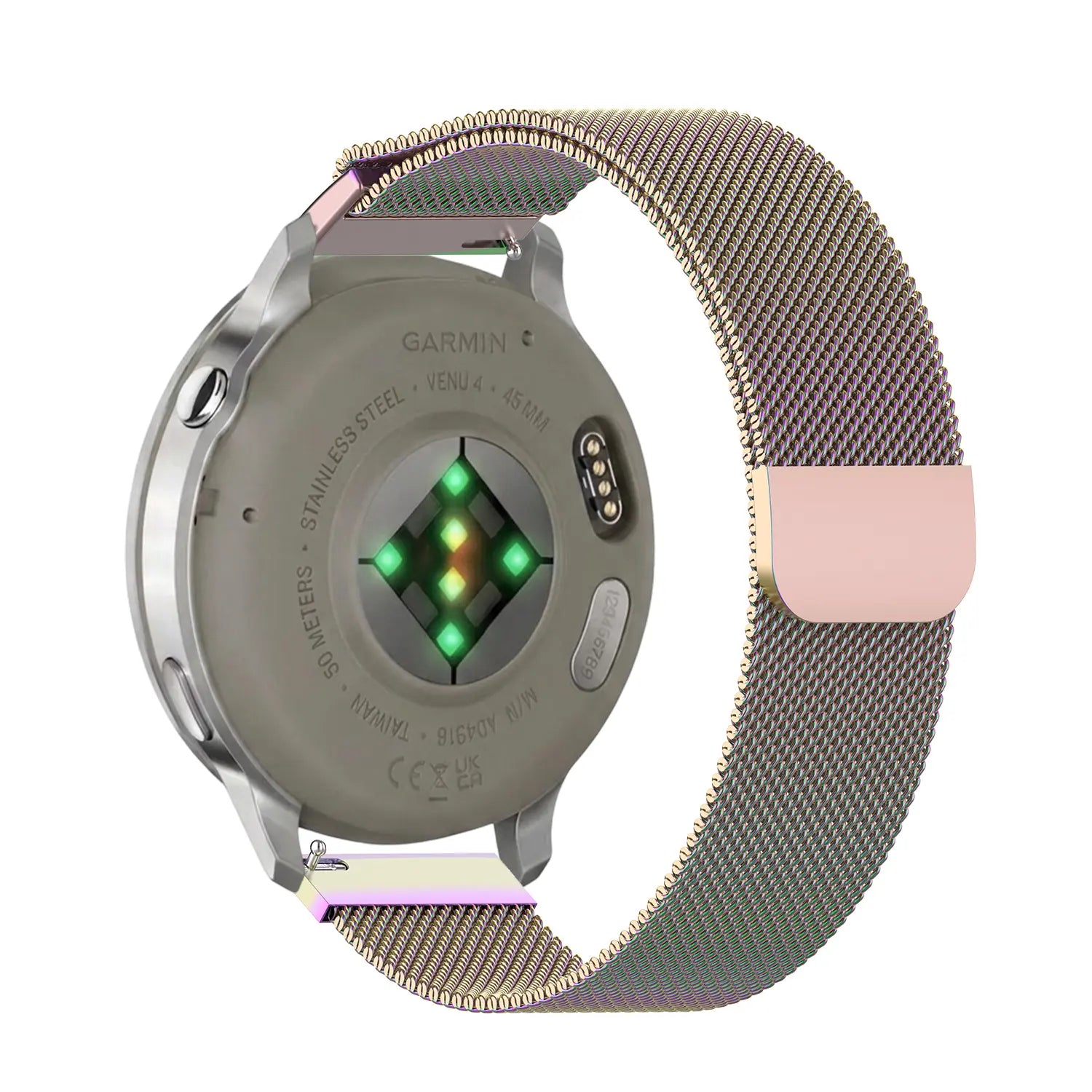 Garmin Forerunner 70 Milanese Armband (Regenbogen)