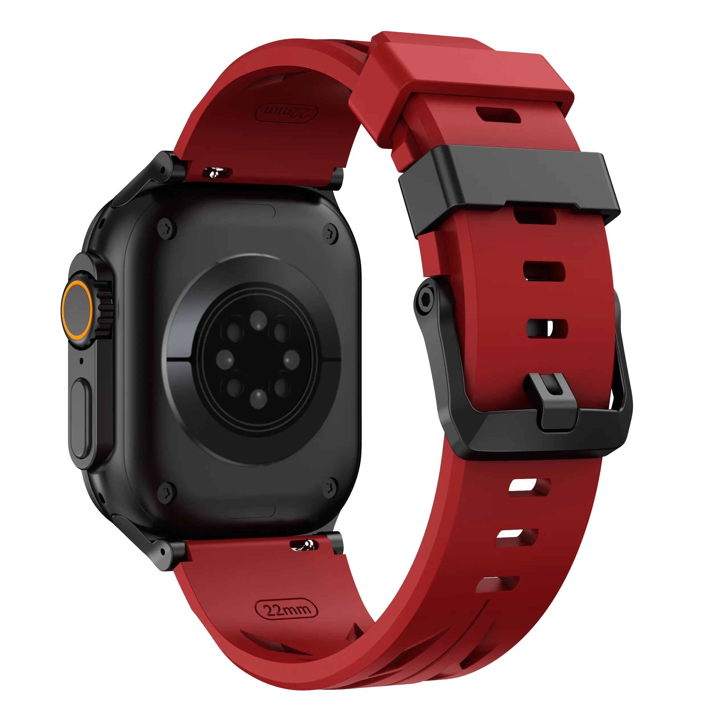 Apple Watch Race Silikonarmband (Rot)