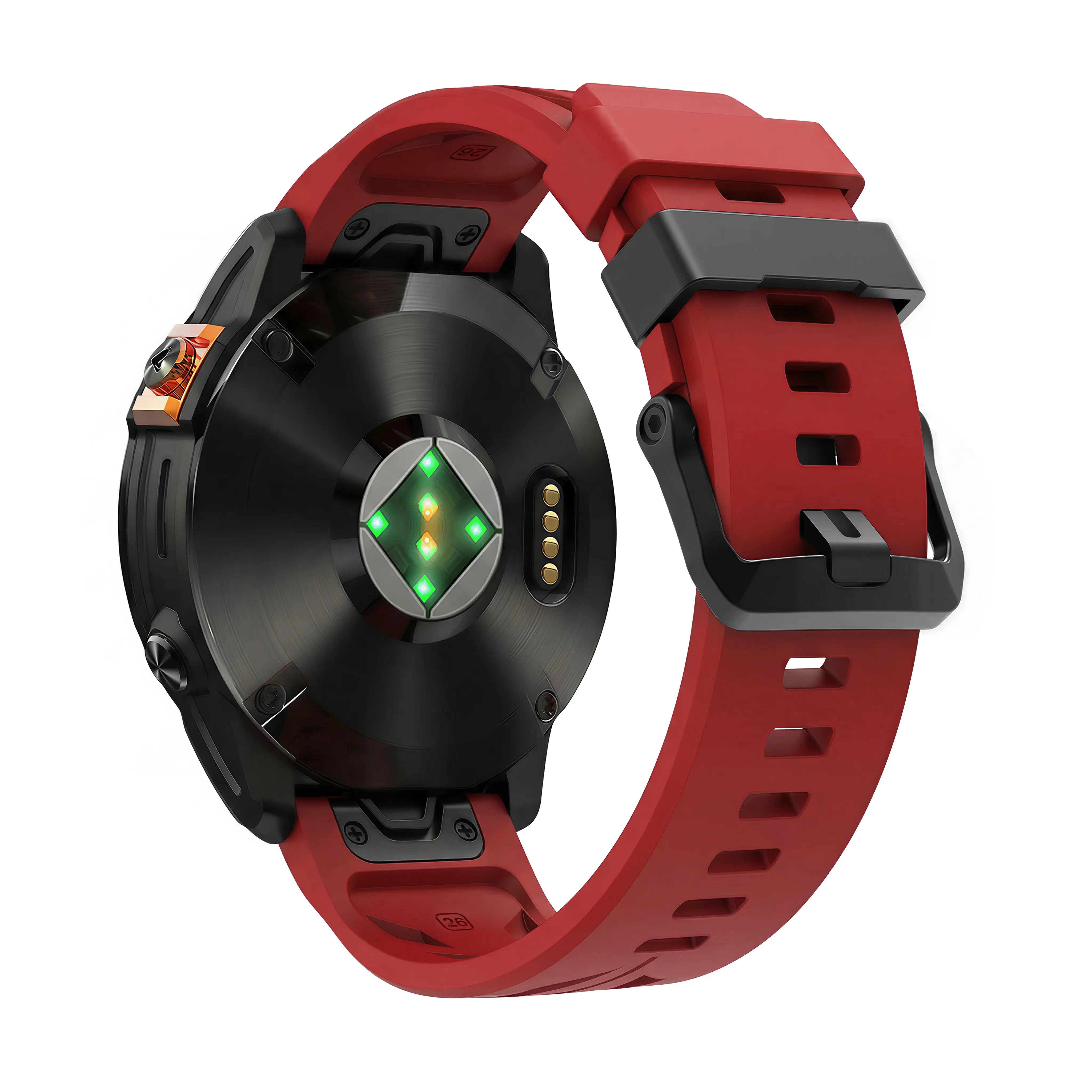 Garmin Quatix 8 Pro - 47mm Race Silikonarmband (Rot)