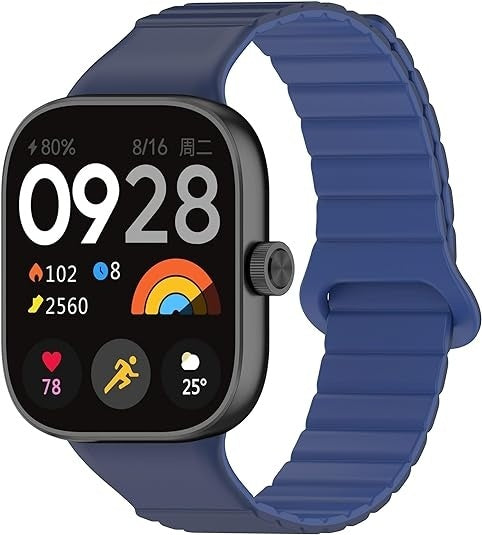 Xiaomi Smart Band 8 Pro Magnetic Silicone Strap (Duo Blue)