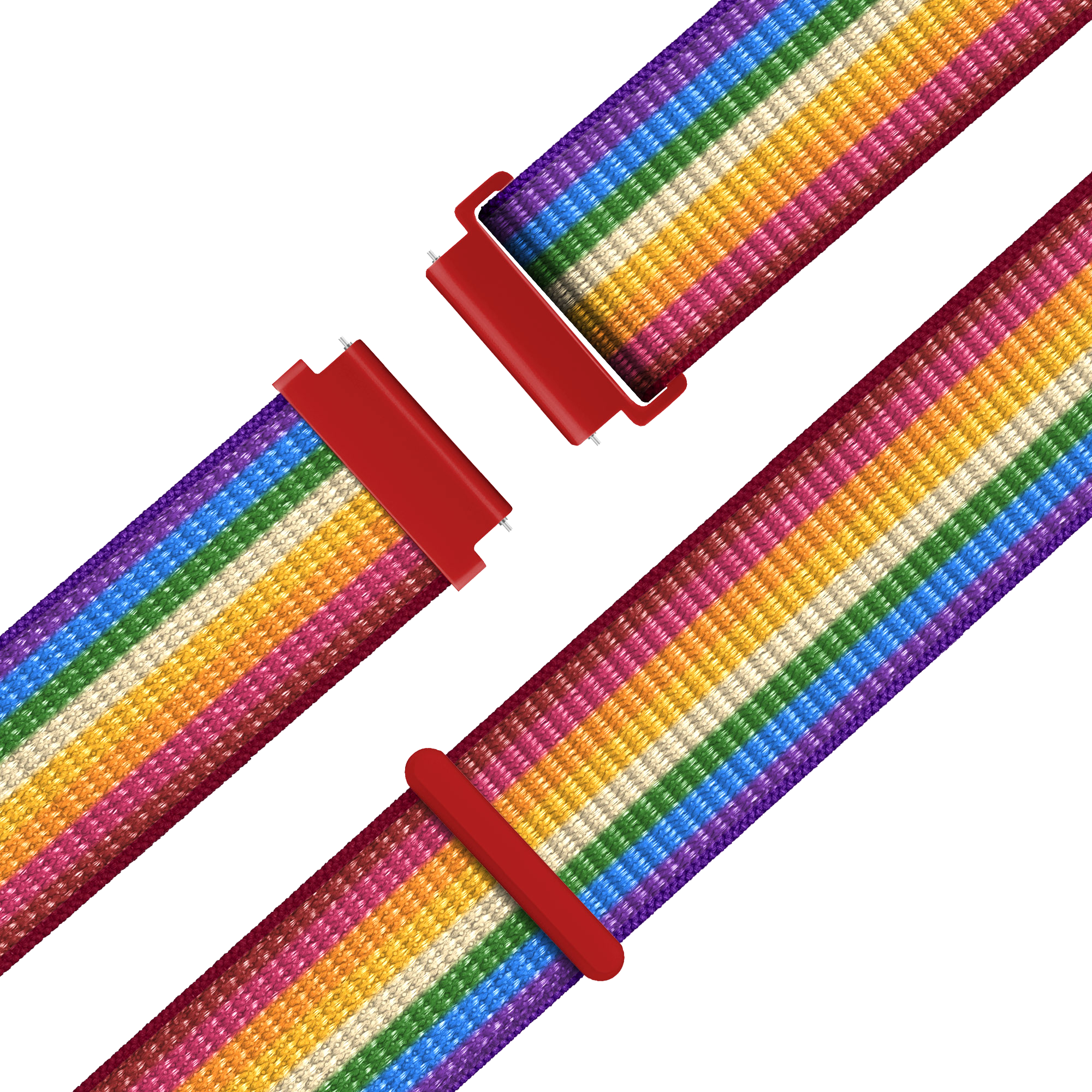 Bandz Garmin Venu 3s Nylon Loop Armband (Regenbogen)