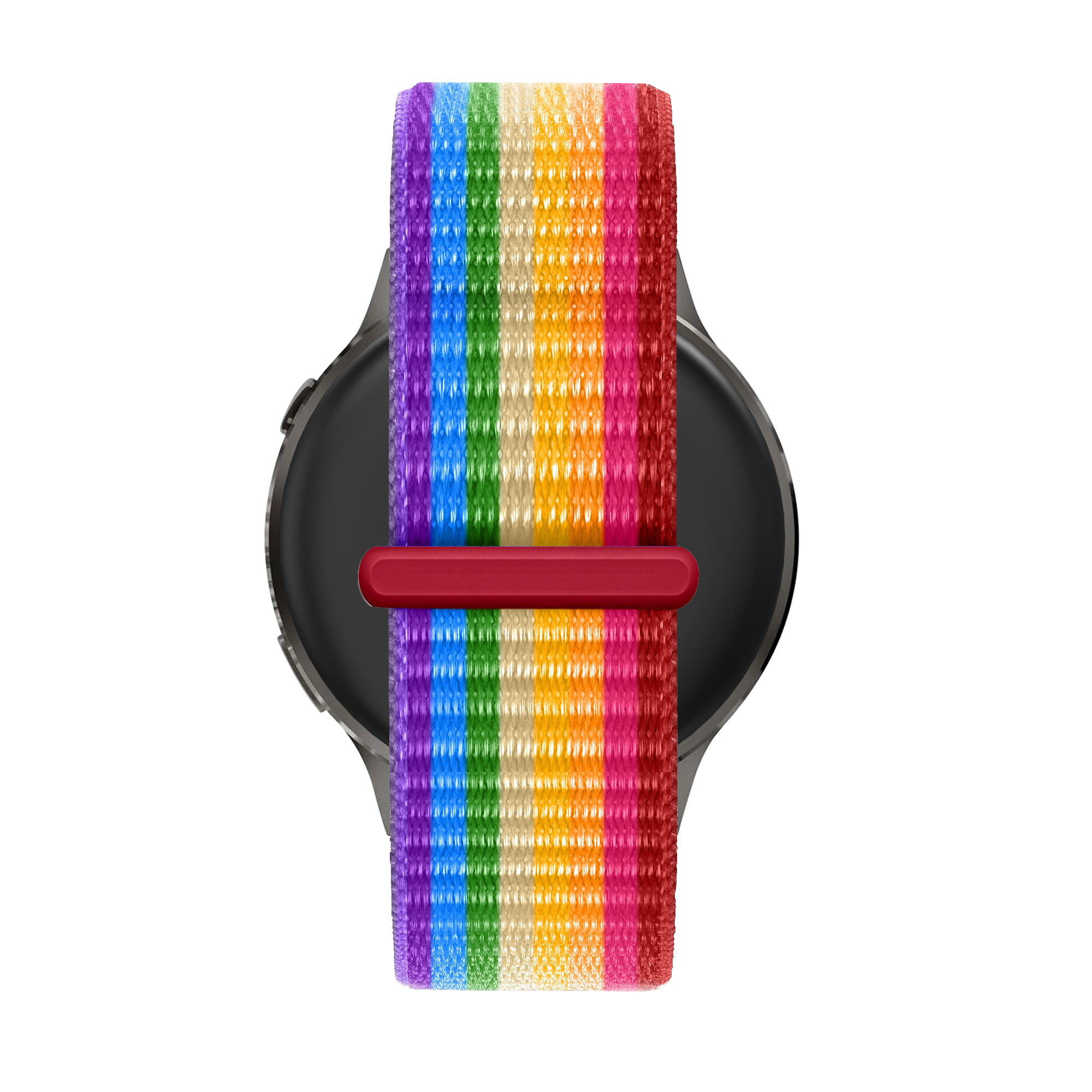 Bandz Garmin Forerunner 265s Nylon Loop Armband (Regenbogen)
