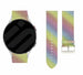 Samsung Galaxy Watch 7 - 40mm Leder-Glitzerarmband (Regenbogen)